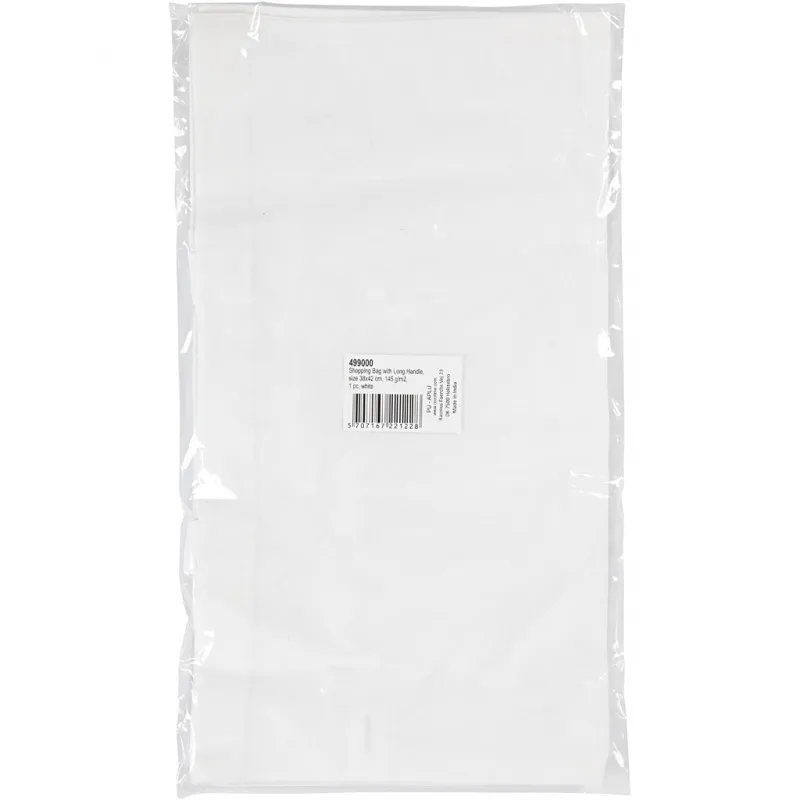Stofftasche, Größe 38x42 cm, 130 g, Weiß, 1 Stk