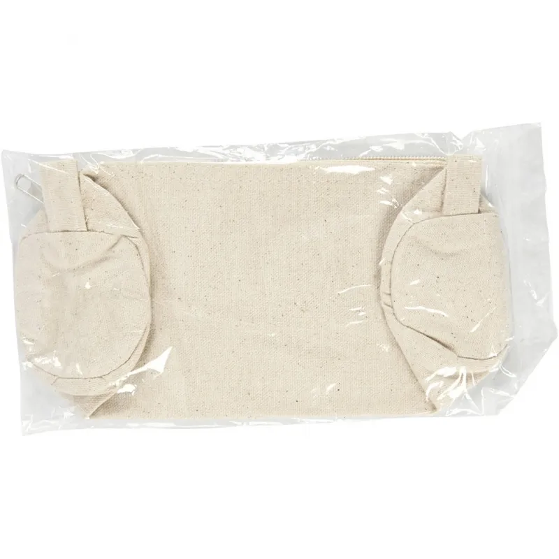 Mäppchen, L 20 cm, D 6 cm, 300 g, Hellnatur, 1 Stk