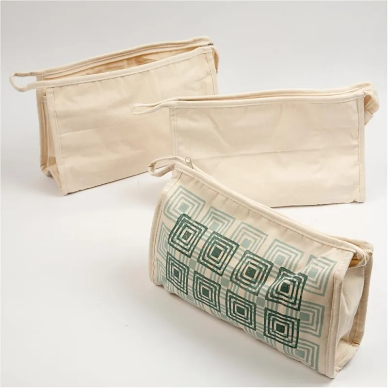 Kulturtasche, H 17 cm, L 28 cm, B 10 cm, Hellnatur, 1 Stk