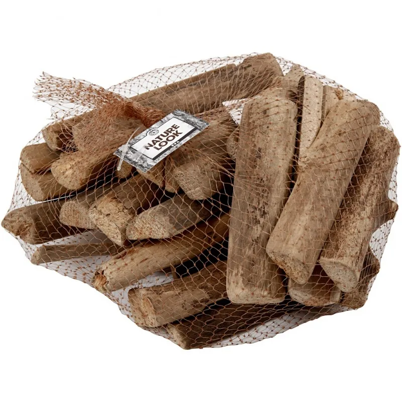 Holzstücke - Sortiment, L 6-14 cm, Dicke 15 mm, 610 g/ 1 Pck