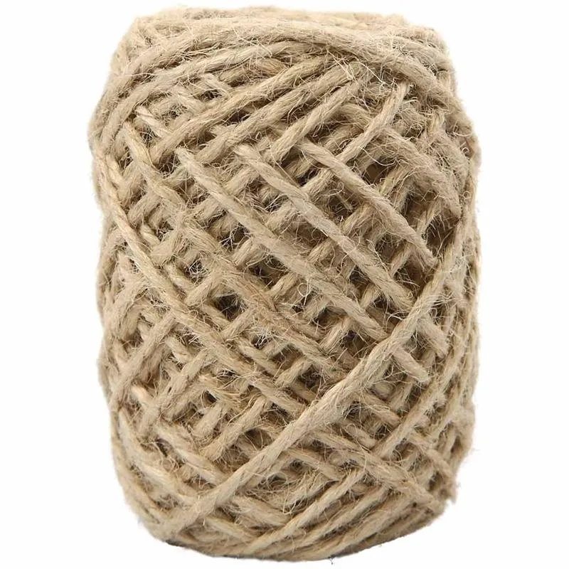 Naturhanf-Schnur, Dicke 1-2 mm, Natur, 30 m/ 1 Rolle