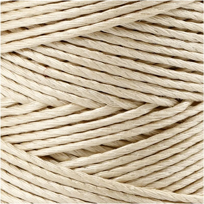 Bambusschnur, Dicke 1 mm, Naturweiß, 65 m/ 1 Rolle