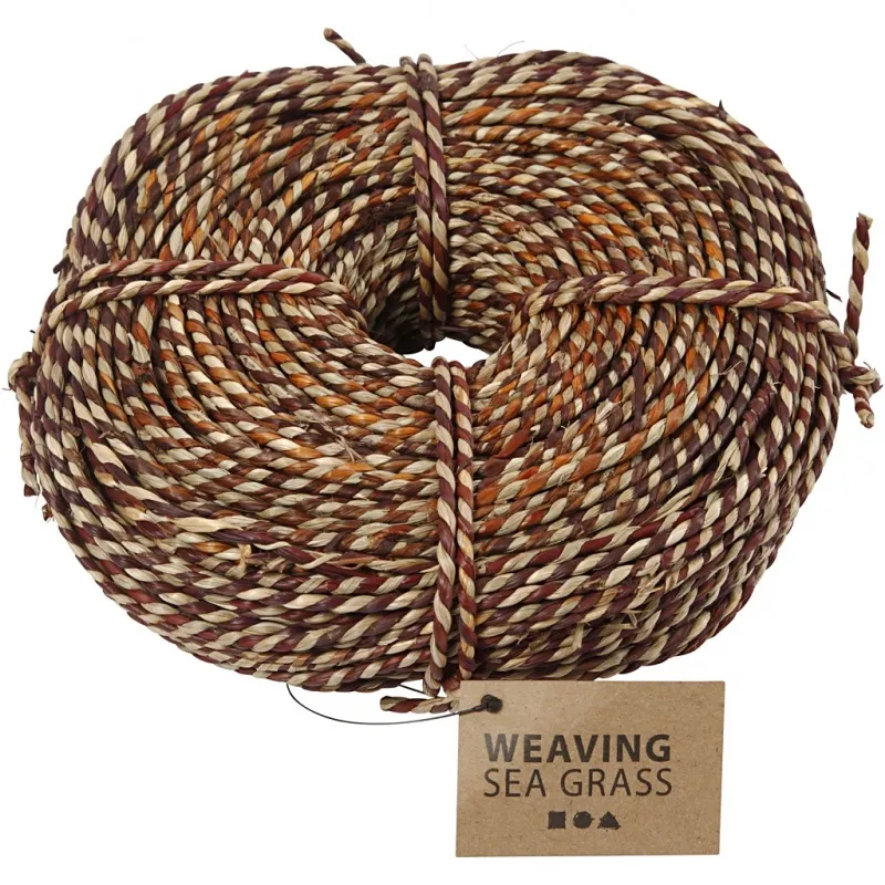 Seegras, Dicke 3,5-4 mm, ca. 80 m, Braun, 500 g/ 1 Bündl.