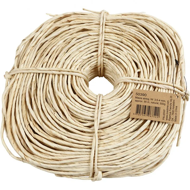 Maisschnur, B 3,5-4 mm, ca. 90 m, Natur, 500 g/ 1 Bündl.