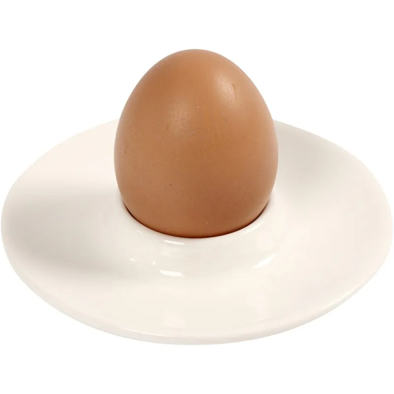 Eierbecher, D 10,3 cm, Lochgröße 3,9 cm, Weiß, 12 Stk/ 1 Pck