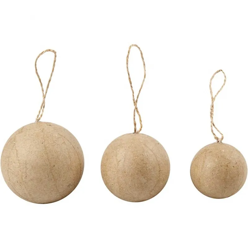 Weihnachtskugeln, D 4+5+6 cm, 3x35 Stk/ 1 Pck