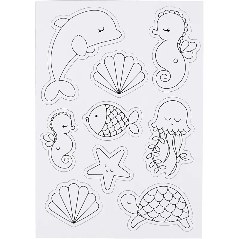 Magnetmotive, Meerestiere, Blatt 14,85x21, 1 Bl.