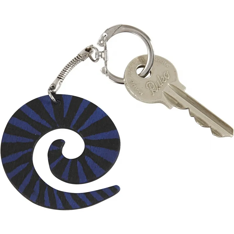 Schlüsselring mit Kette, L 6 cm, D 2,3 cm, 25 Stk/ 1 Pck