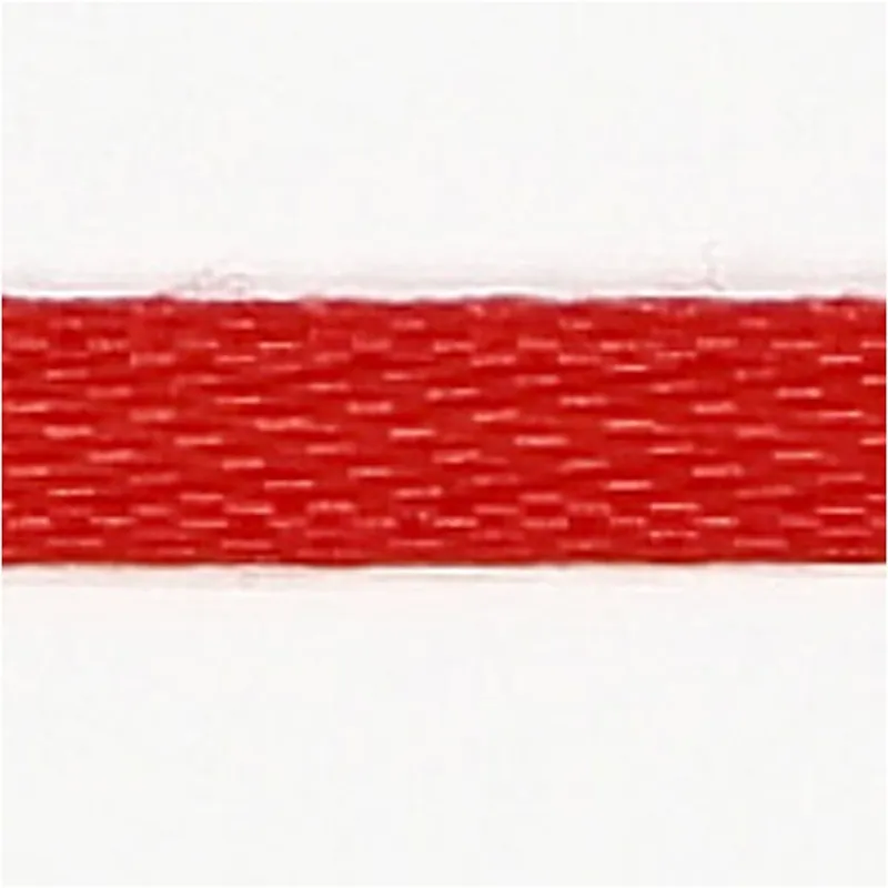 Satinband, B 3 mm, Rot, 15 m/ 1 Rolle