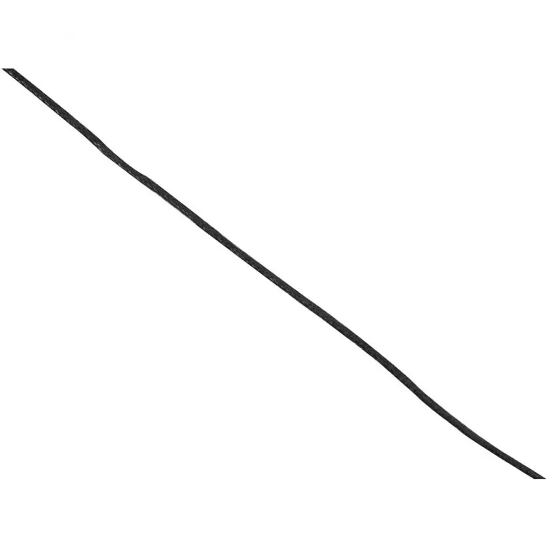 Baumwollschnur, Dicke 1 mm, Schwarz, 100 m/ 1 Pck