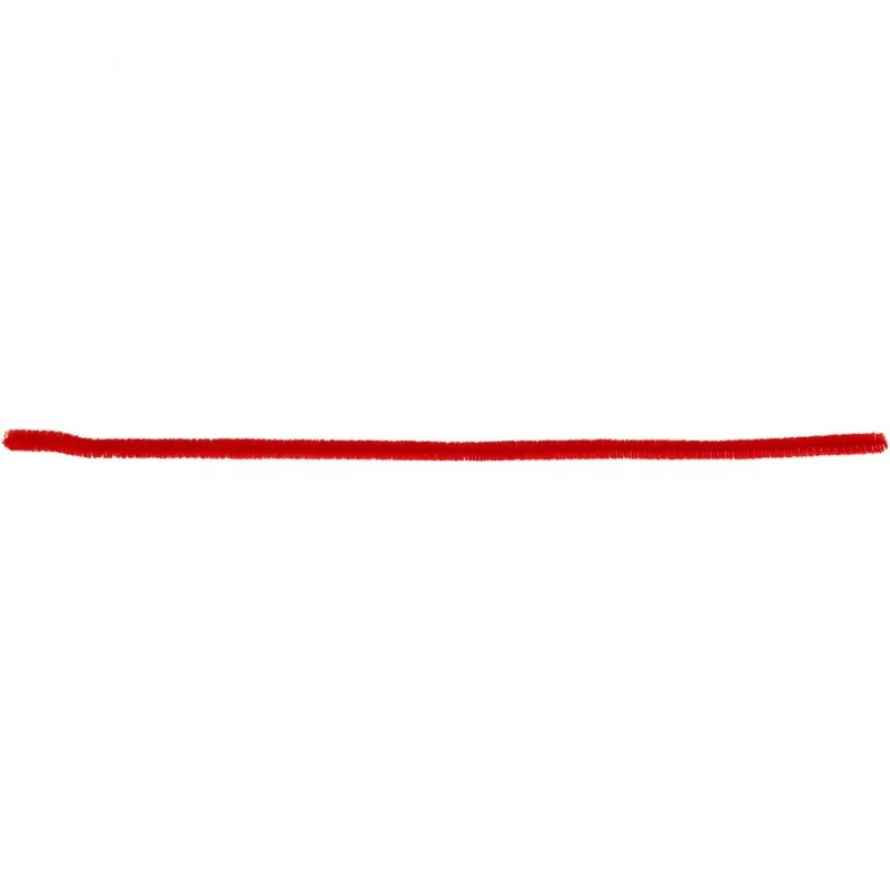 Pfeifenreiniger, L 30 cm, Dicke 6 mm, Rot, 50 Stk/ 1 Pck