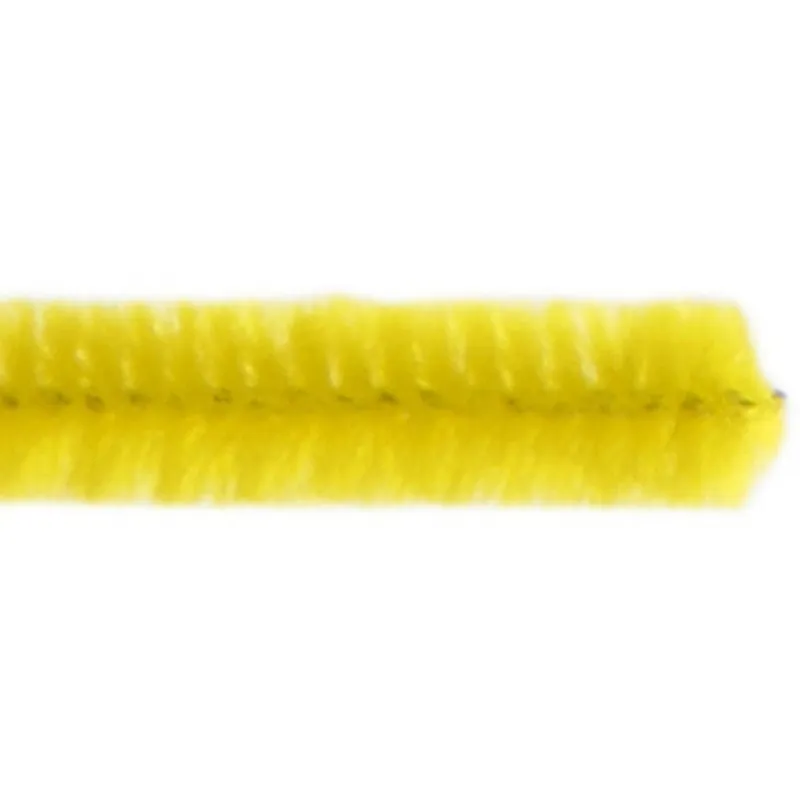 Pfeifenreiniger, L 30 cm, Dicke 6 mm, Gelb, 50 Stk/ 1 Pck