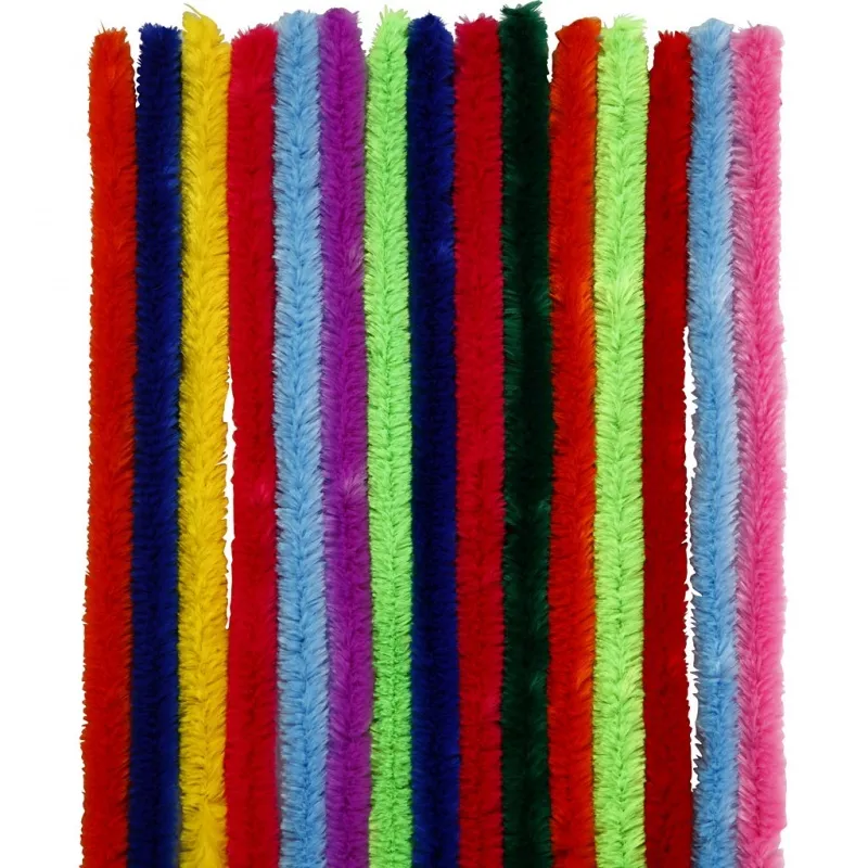 Pfeifenreiniger, L 30 cm, Dicke 15 mm, Sortierte Farben, 15 sort./ 1 Pck