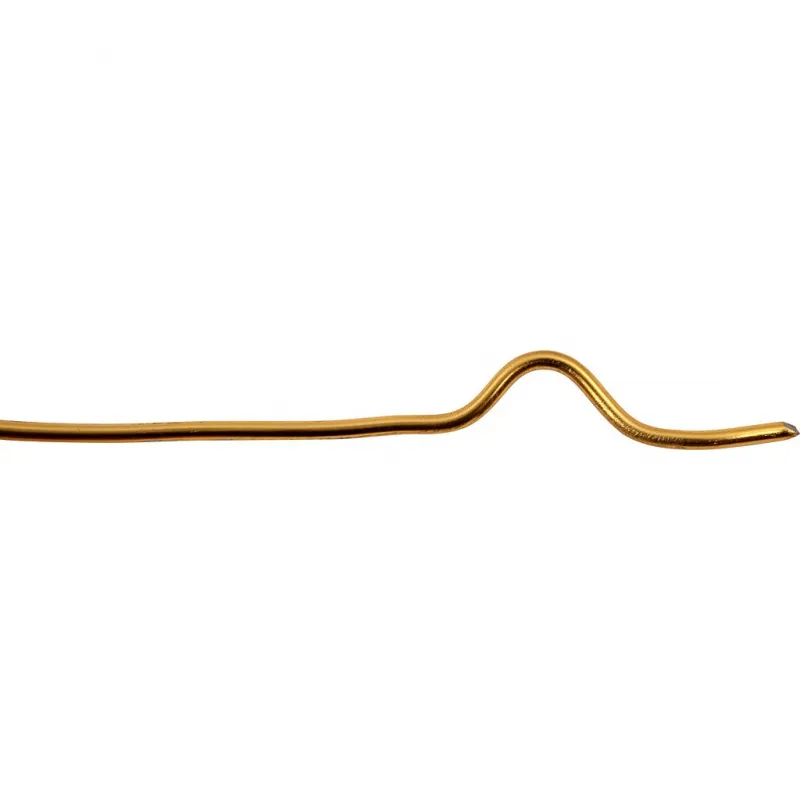 Aluminiumdraht, rund, Dicke 3 mm, Gold, 29 m/ 1 Rolle