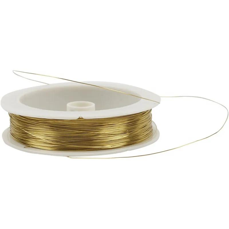 Messingdraht, Dicke 0,3 mm, 70 m/ 1 Rolle