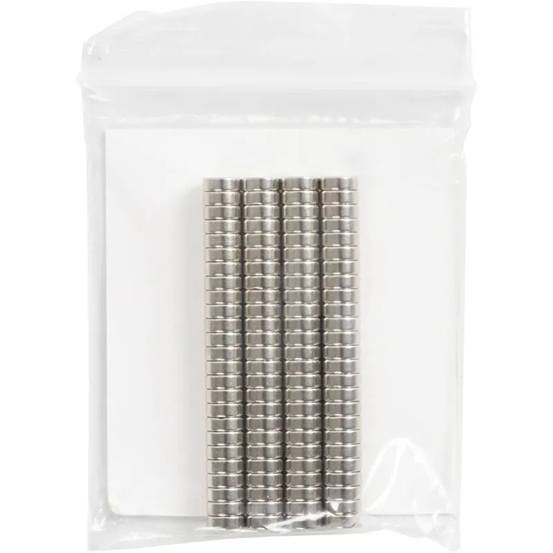Power-Magnet ”NdFeB” , D 5 mm, Dicke 2 mm, 100 Stk/ 1 Pck