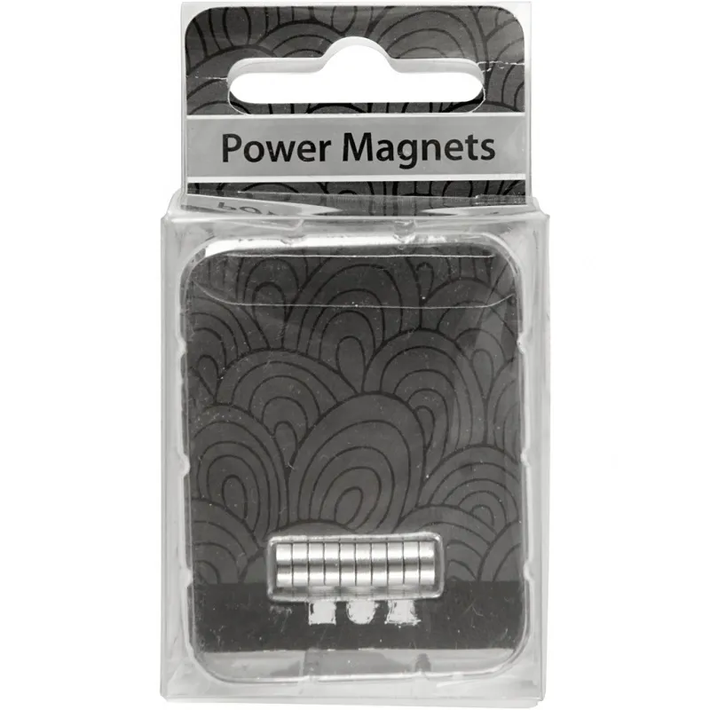 Power-Magnet ”NdFeB” , D 5 mm, Dicke 2 mm, 10 Stk/ 1 Pck
