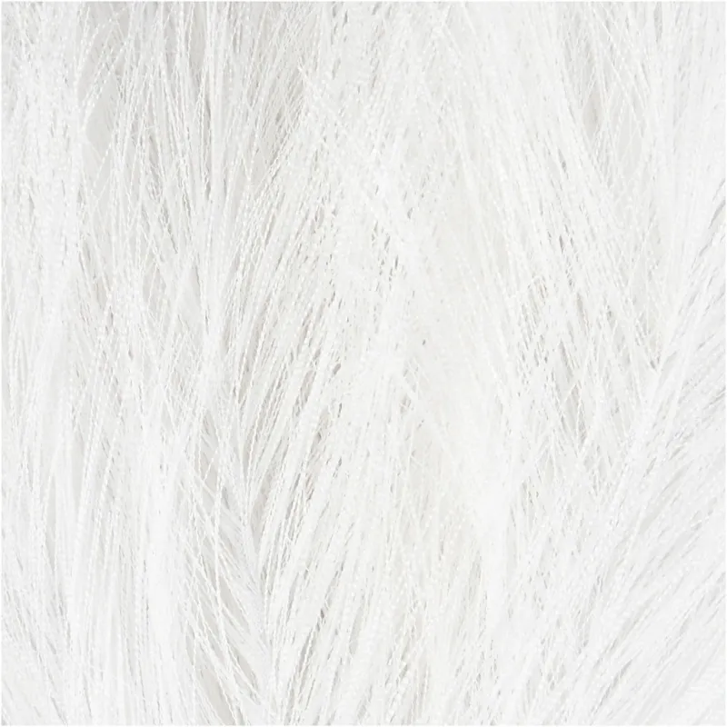 Künstliche Federn, L 15 cm, B 8 cm, Weiß, 10 Stk/ 1 Pck