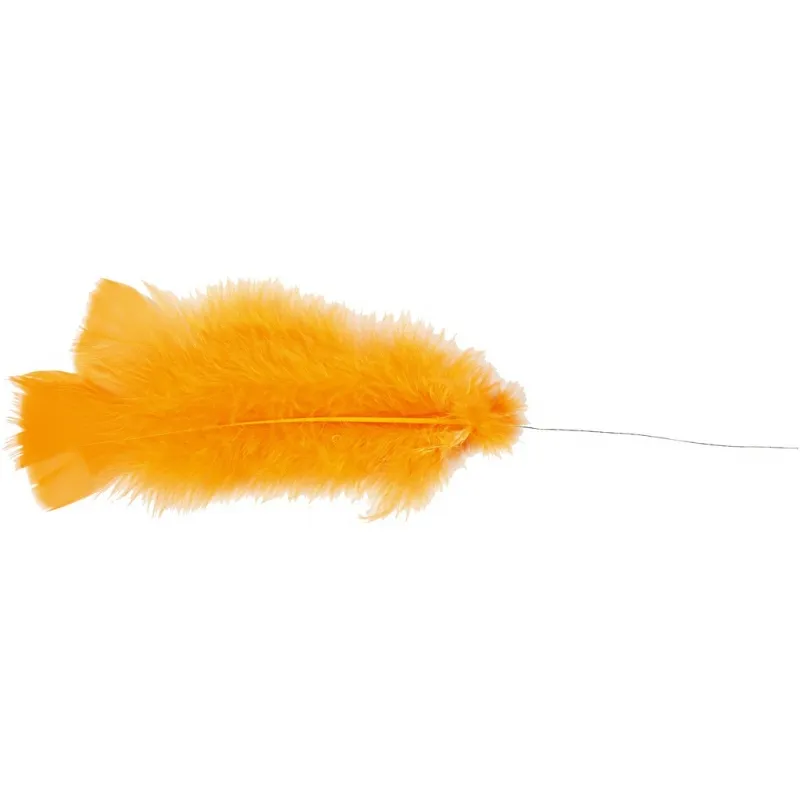 Federn, Größe 11-17 cm, Sortierte Farben, 18 Bündl./ 1 Pck