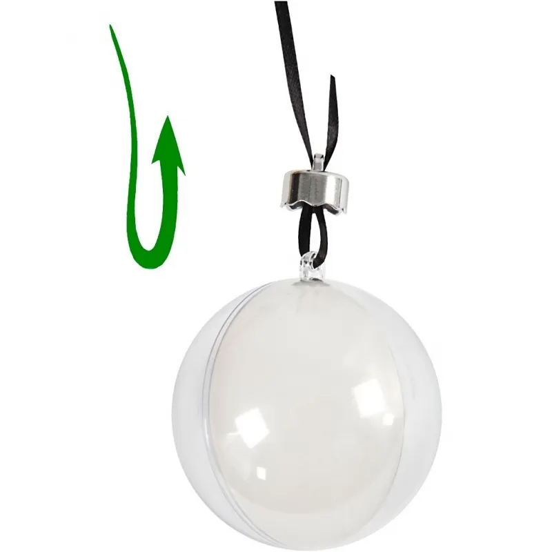 Deko-Kugeln, D 5 cm, Transparent, 10 Stk/ 1 Pck
