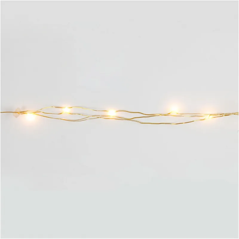 LED Lichterkette, L 3,15 m, Gold, 1 Stk