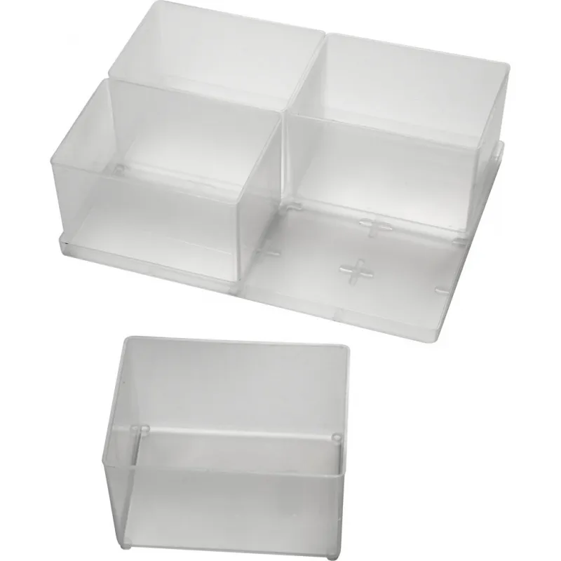 Einsetz-Box, Nr. BA7-1, H 80 mm, Größe 109x79 mm, 4 Stk/ 1 Pck