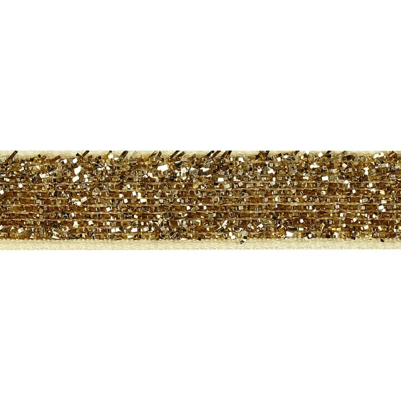 Zierband, B 10 mm, Gold, 5 m/ 1 Rolle