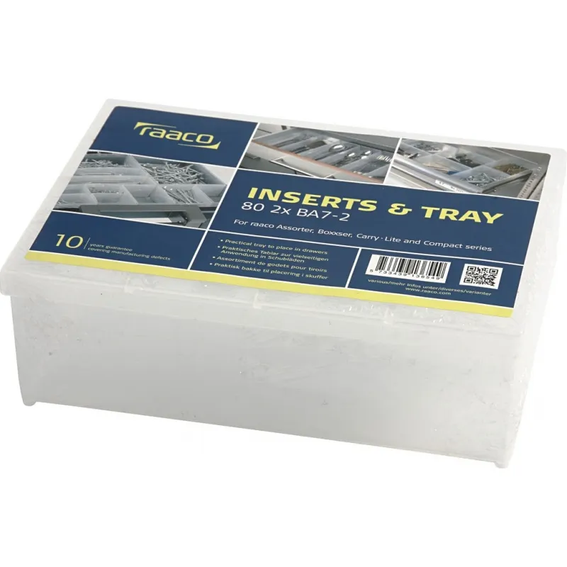 Einsetz-Box, Nr. BA7-2, H 80 mm, Größe 218x79 mm, 2 Stk/ 1 Pck