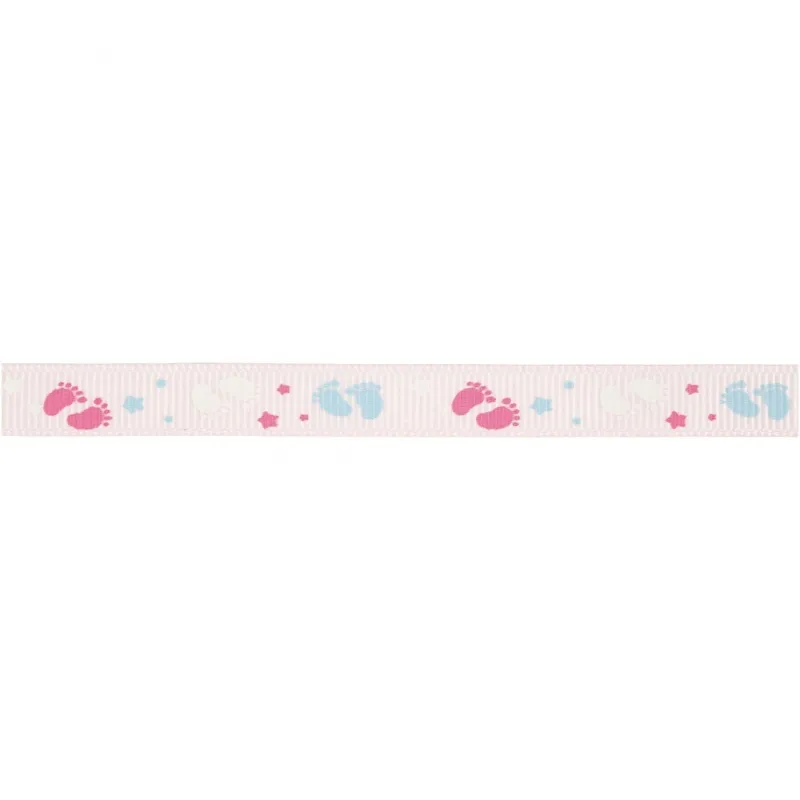 Dekoband, B 9 mm, Rosa, 5 m/ 1 Rolle