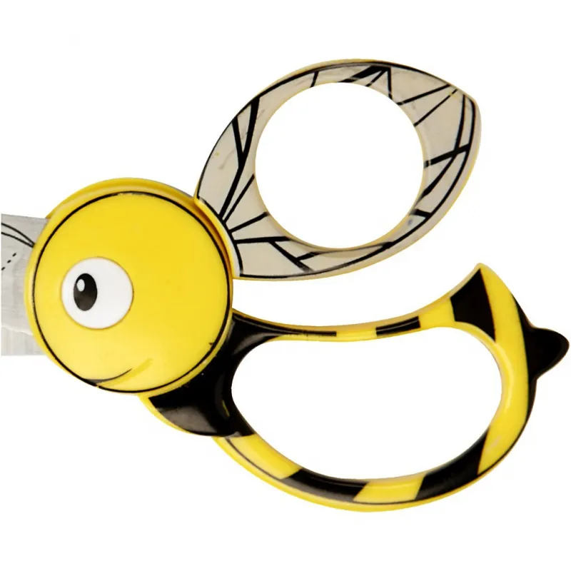 Fiskars Kinderschere mit Tiermotiv, Biene , L 13 cm, 1 Stk