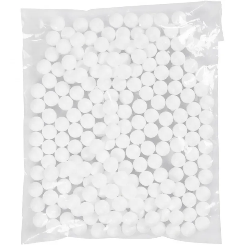 Styropor-Kugeln, D 1,5 cm, Weiß, 200 Stk/ 1 Pck