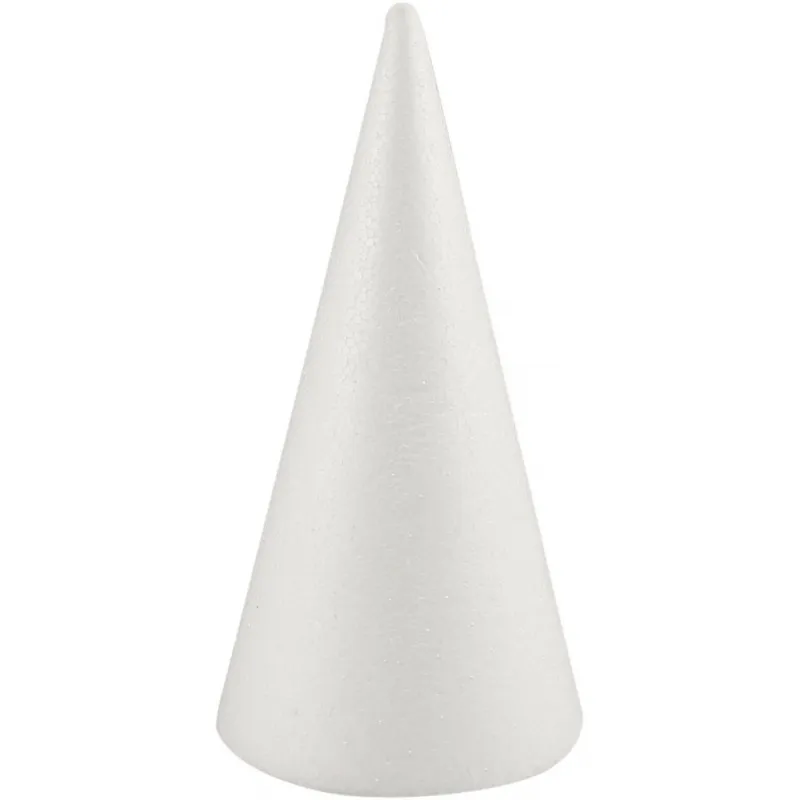 Kegel, H 19,5 cm, D 7 cm, Weiß, 1 Stk