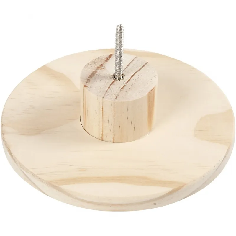 Garderobe, Runde Platte, T 4,5 cm, D 15 cm, 1 Stk