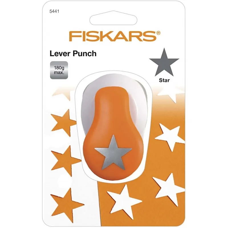 Fiskars Lever Punch, Stern, D 25 mm, Größe M, 1 Stk