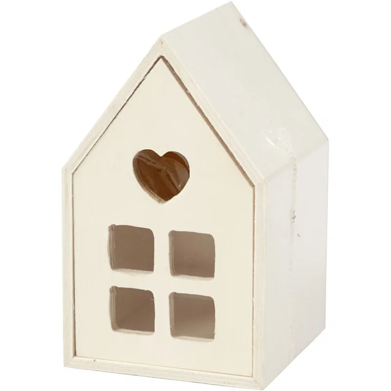 Schubladenhaus, H 10,8 cm, T 6,8 cm, B 6,8 cm, 1 Stk