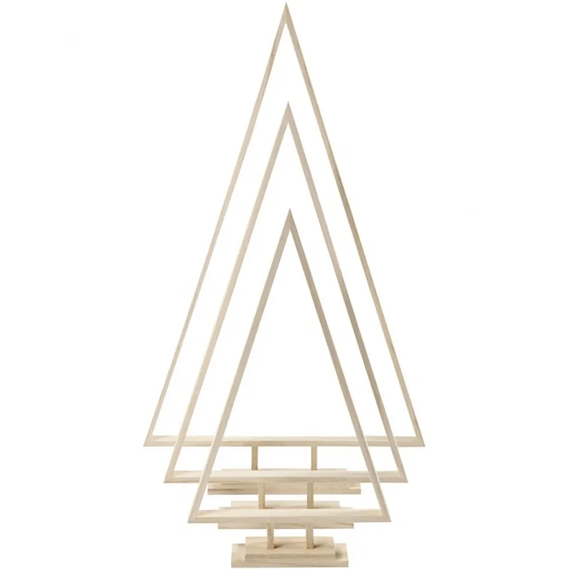 Weihnachtsbäume, H 40+50+60 cm, B 22,5+29+35 cm, 3 Stk/ 1 Pck