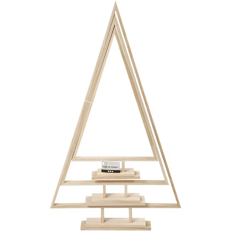 Weihnachtsbäume, H 40+50+60 cm, B 22,5+29+35 cm, 3 Stk/ 1 Pck