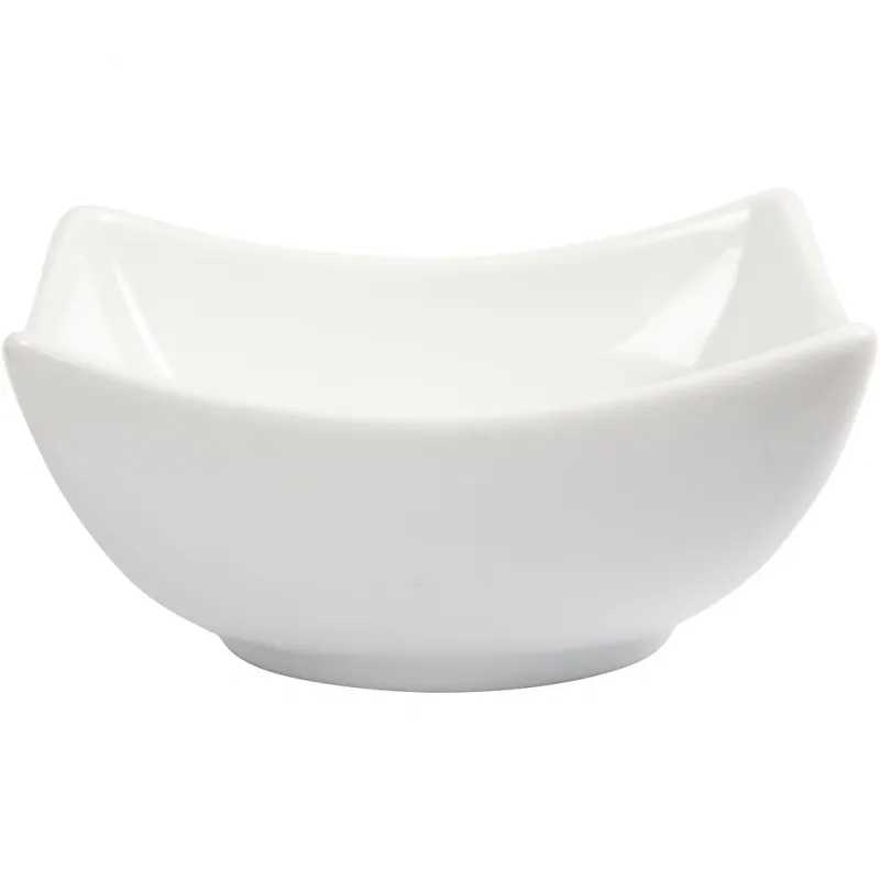 Schale, H 4,5 cm, D 10 cm, Weiß, 12 Stk/ 1 Pck