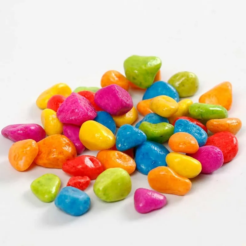 Mosaiksteine, Größe 8-10 mm, Dicke 5 mm, Kräftige Farben, 2 kg/ 1 Pck