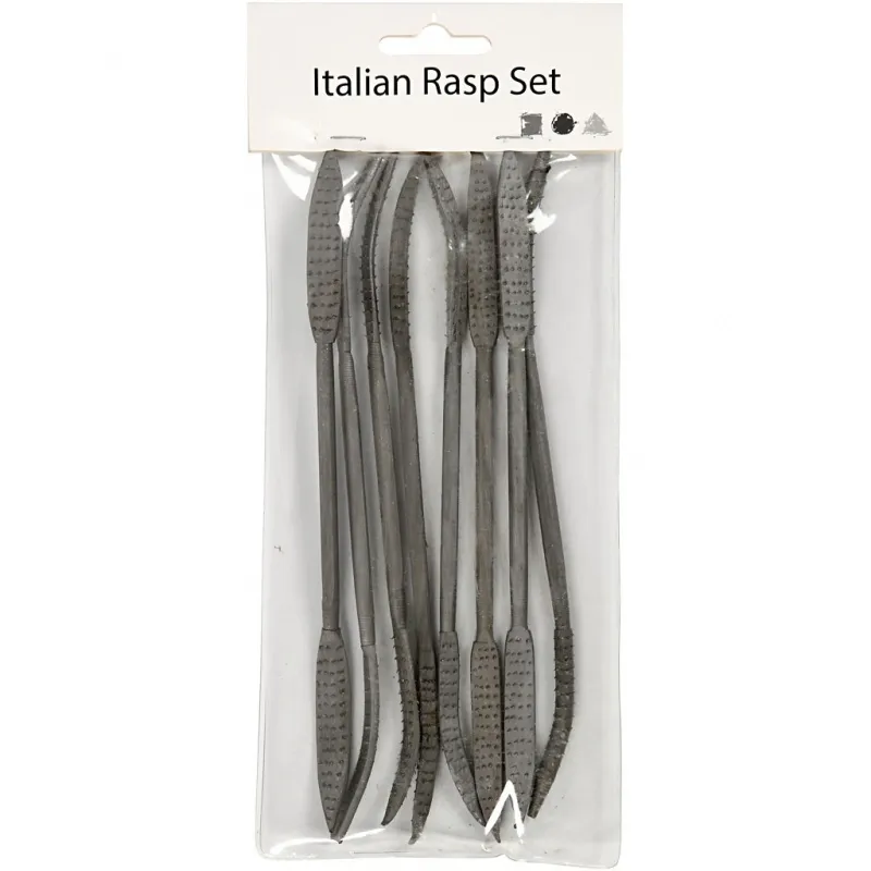 Italienische Raspeln, Set, L 19 cm, 8 Stk/ 1 Pck