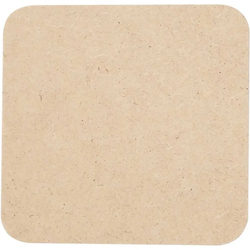 Untersetzer, Größe 10x10 cm, Dicke 3 mm, 50 Stk/ 1 Pck