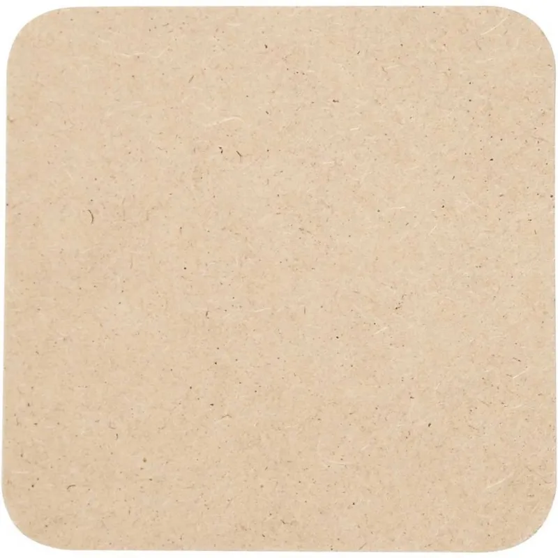 Untersetzer, Größe 10x10 cm, Dicke 3 mm, 6 Stk/ 1 Pck