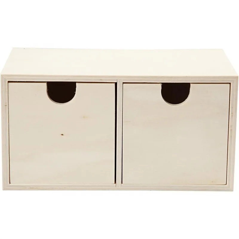 Schubladenbox, Größe 9,2x17,7 cm, 1 Stk