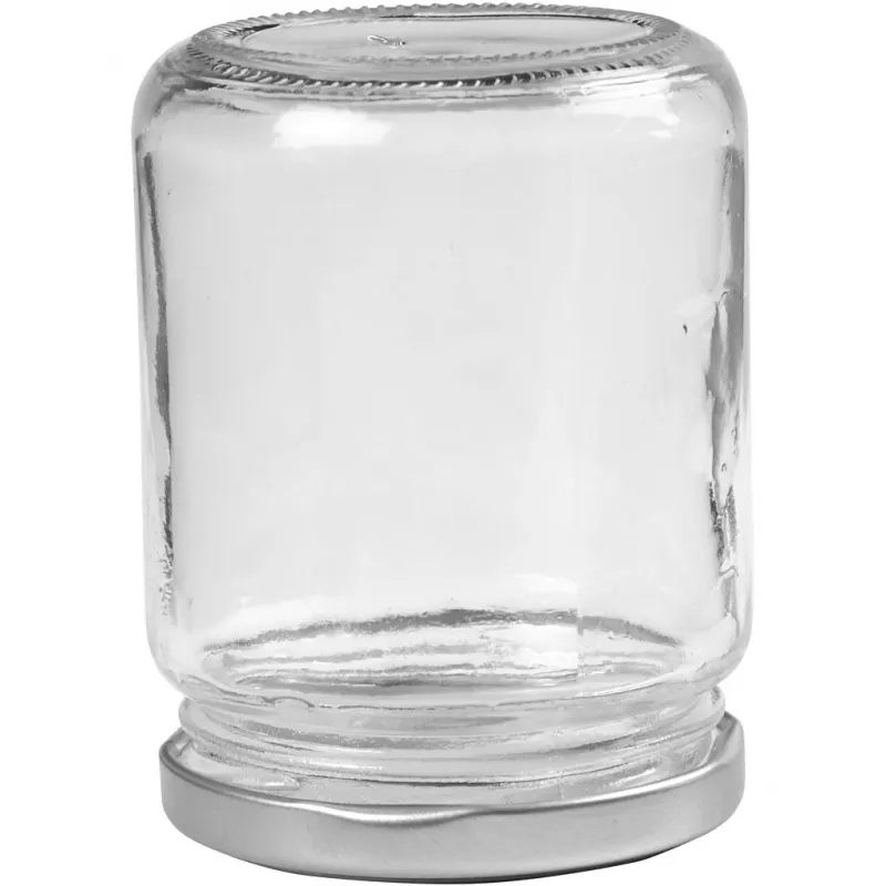 Einmachgläser, H 9,1 cm, D 6,8 cm, 240 ml, Transparent, 12 Stk/ 1 Pck