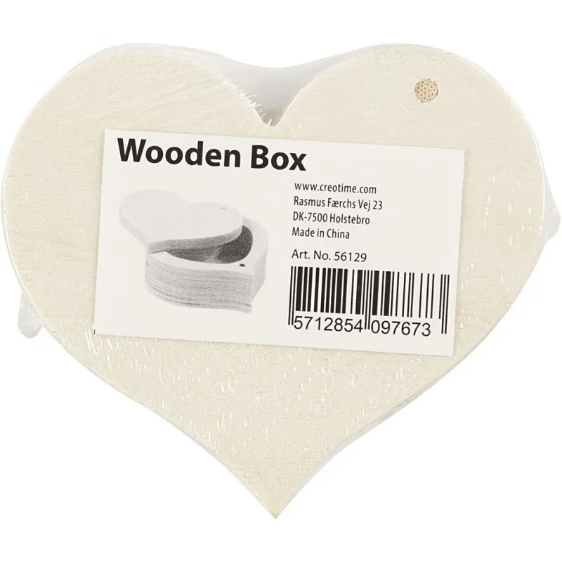 Holzdose, H 4 cm, B 9 cm, 1 Stk