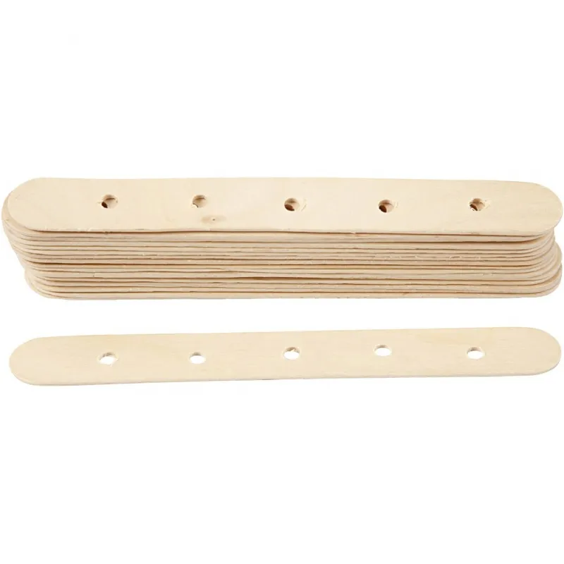Baustäbe, L 15 cm, B 1,8 cm, Lochgröße 4 mm, 20 Stk/ 1 Pck