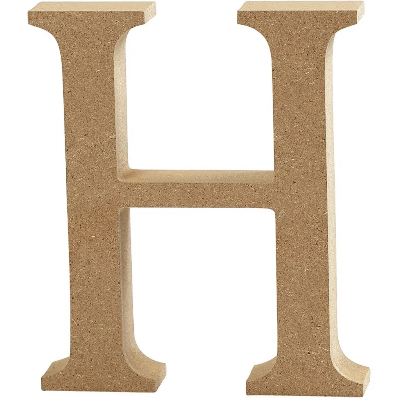 Buchstabe, H, H 8 cm, Dicke 1,5 cm, 1 Stk