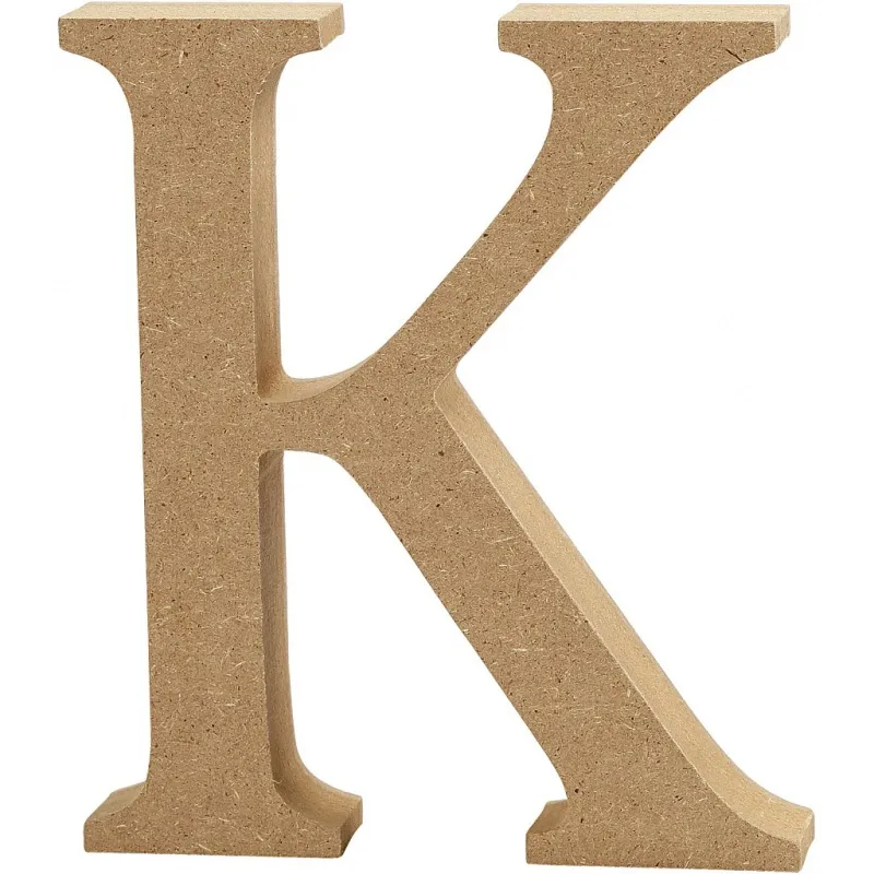 Buchstabe, K, H 8 cm, Dicke 1,5 cm, 1 Stk