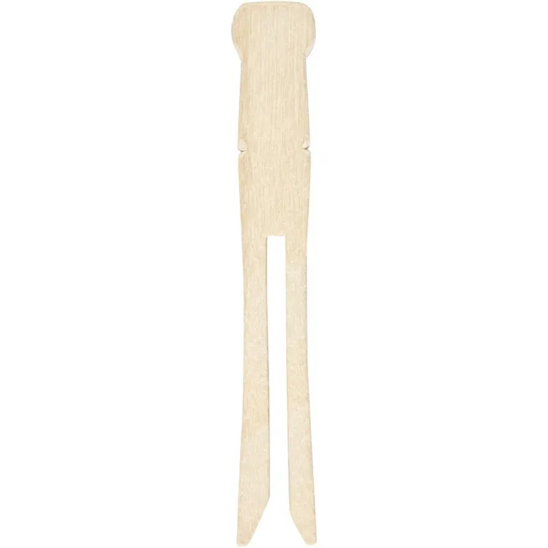 Wäscheklammern, L 9,5 cm, B 1,4 cm, 100 Stk/ 1 Pck