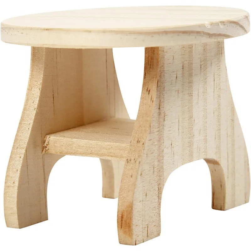Mini-Möbel - Sortiment, Gartentisch, Kinderwagen, Stuhl, Schaukelstuhl, Bank, H 5,8-10,5 cm, 50 Stk/ 1 Pck